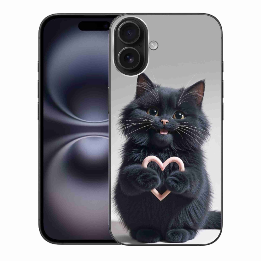 mmCase gél tok az iPhone 16 Plus-hoz – Macska szerelem 3