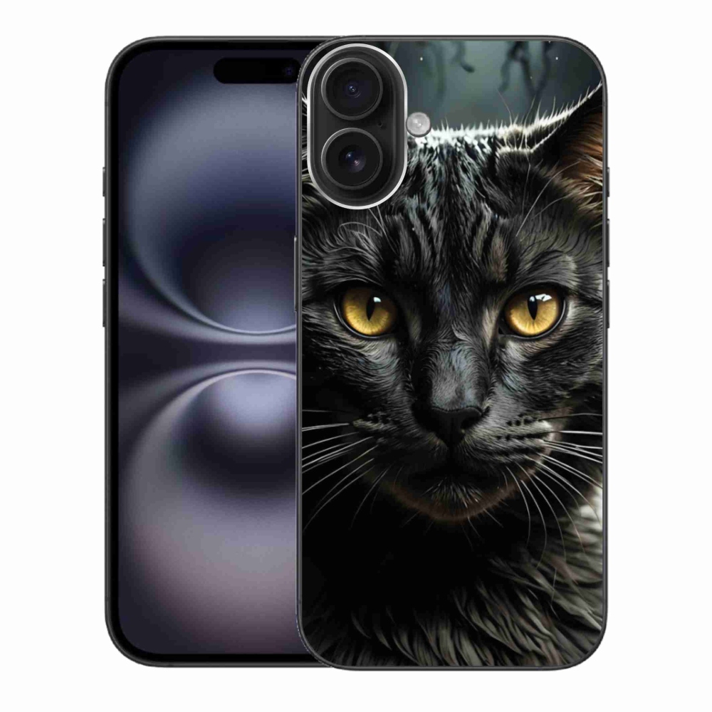 Zselés borítás mmCase iPhone 16 Plus készülékhez - cat view 3