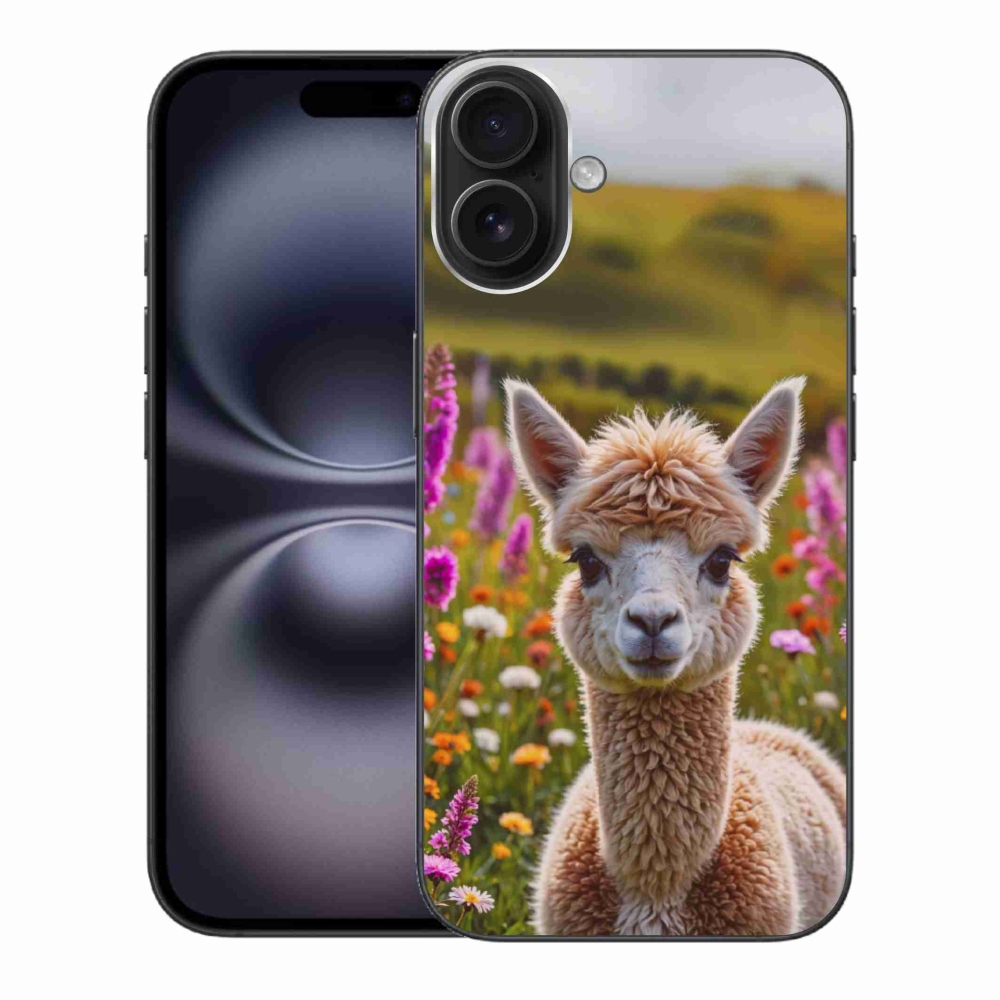 mmCase gél tok az iPhone 16 Plus-hoz – láma a réten