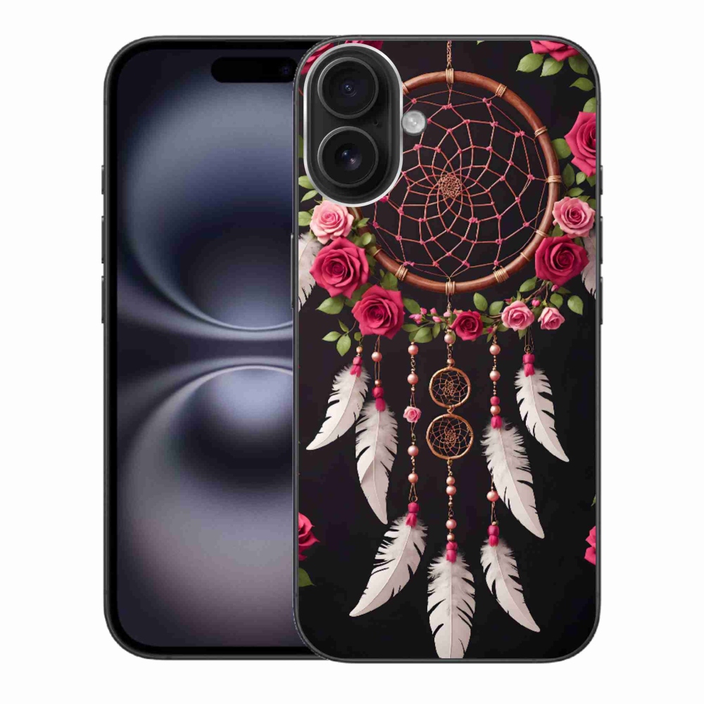 mmCase gél tok az iPhone 16 Plus-hoz – álomfogó rózsákkal
