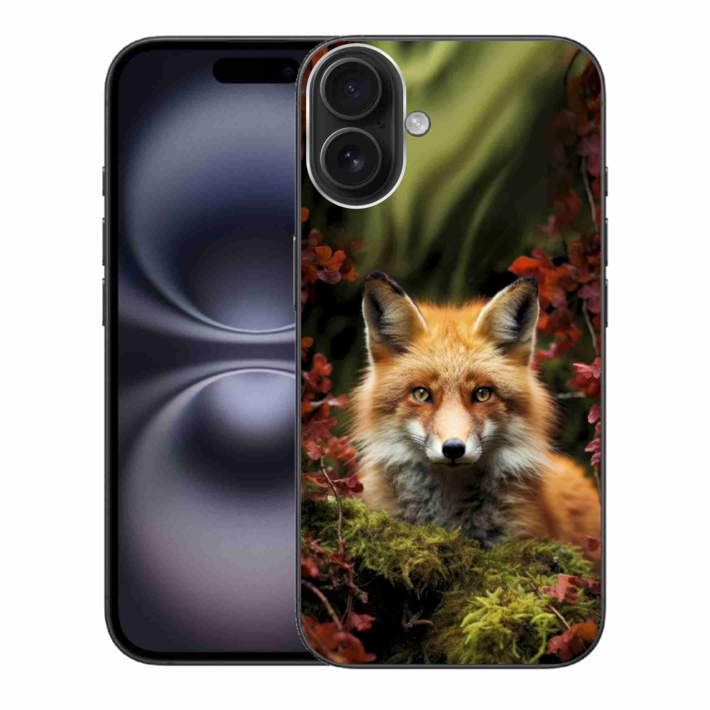mmCase gél tok az iPhone 16 Plus-hoz – róka az erdőben