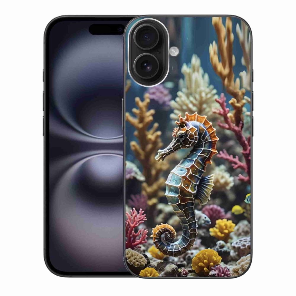 mmCase gél tok az iPhone 16 Plus-hoz – tengeri csikóhal 2