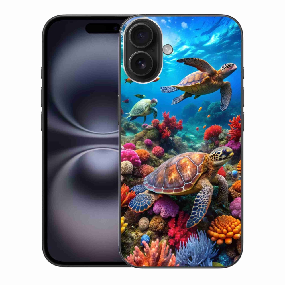 Zselés borítás mmCase iPhone 16 Plus készülékhez - Sea World 2