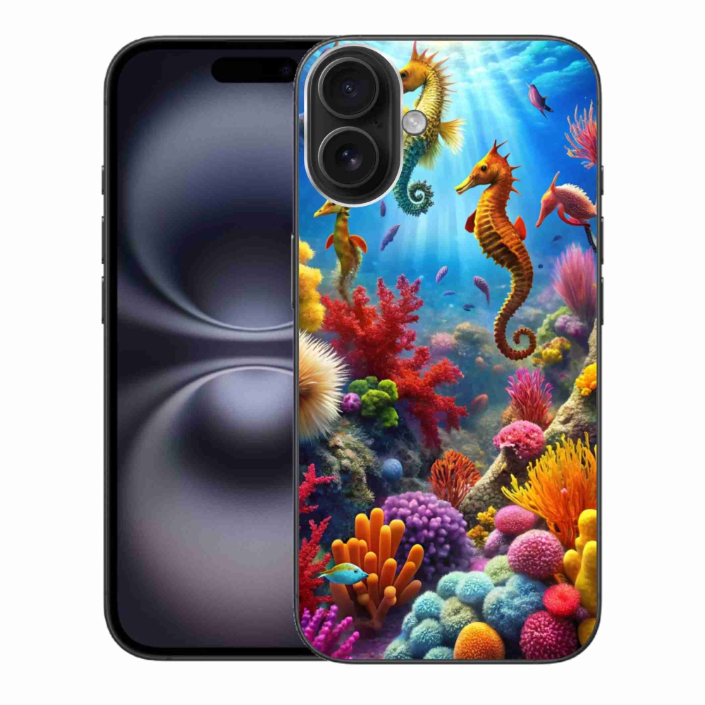 Zselés borítás mmCase iPhone 16 Plus készülékhez - Sea World 3