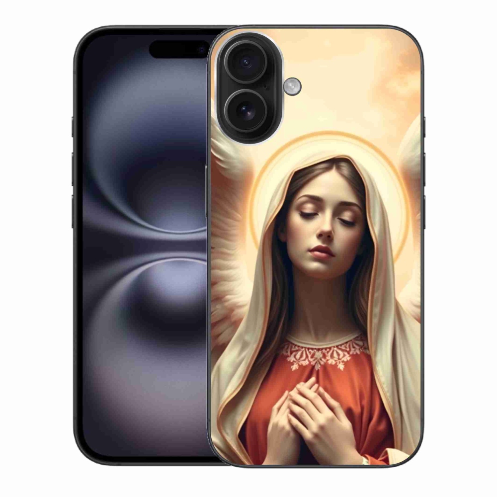 Zselés borítás mmCase iPhone 16 Plus készülékhez - vallási motívumok