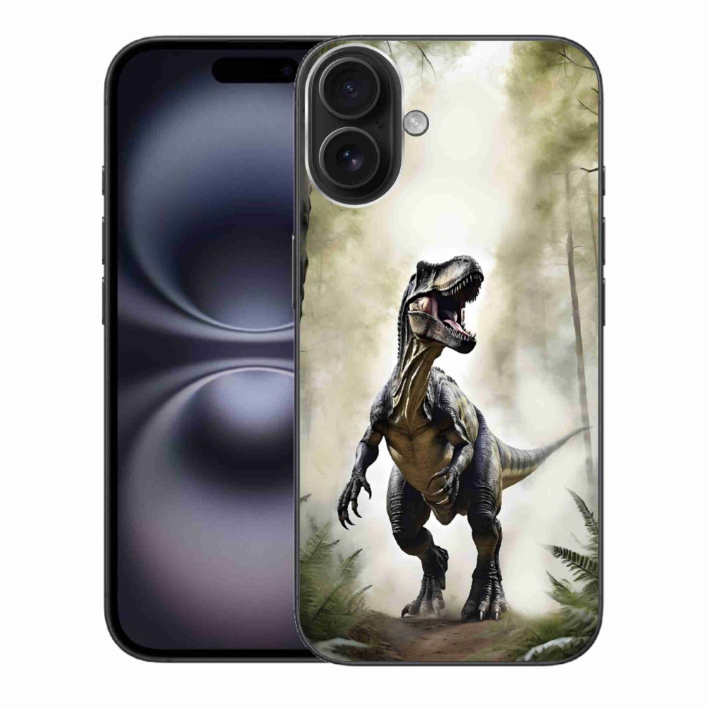 mmCase gél tok az iPhone 16 Plus-hoz – dühös T-Rex