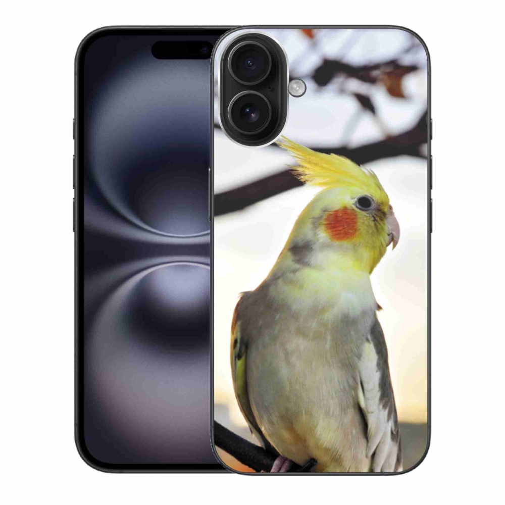 Gél borítás mmCase iPhone 16 Plus készülékhez - papagáj korela