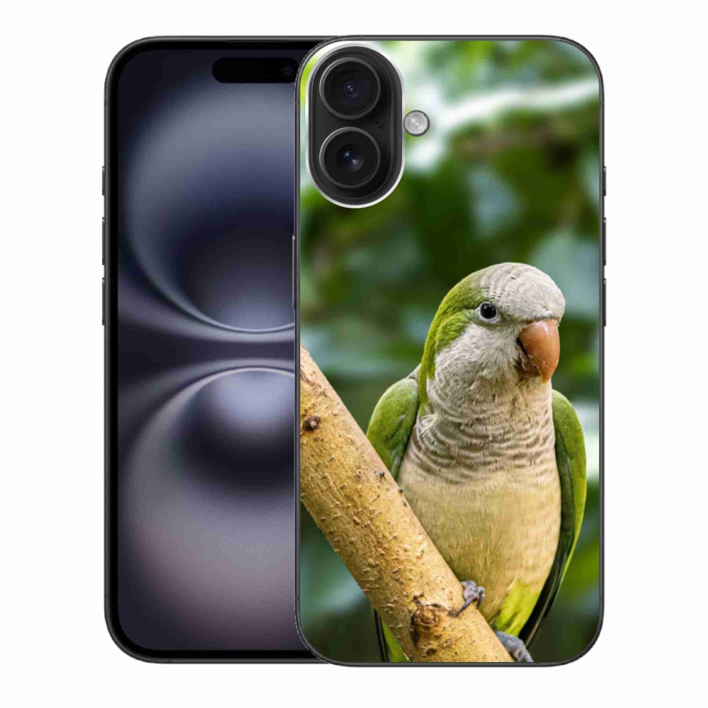 Zselés borítás mmCase iPhone 16 Plus készülékhez - papagáj