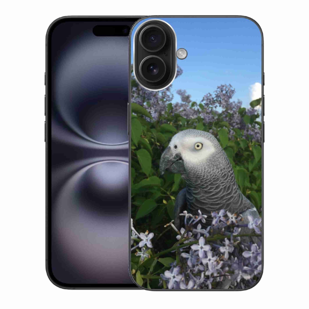 Zselés borítás mmCase iPhone 16 Plus készülékhez - papagáj