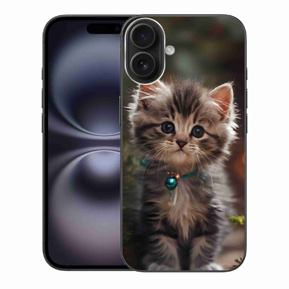 mmCase gél tok az iPhone 16 Plus-hoz – aranyos cica 11