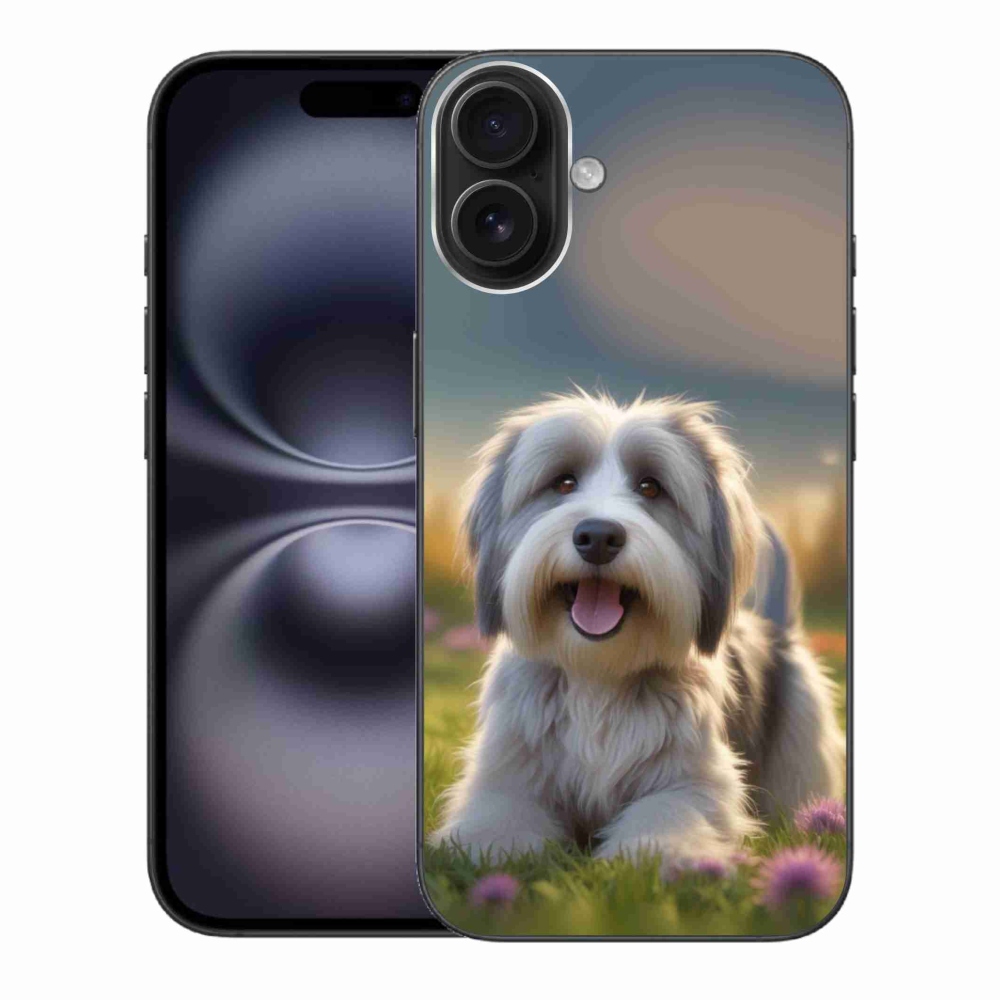 mmCase gél tok az iPhone 16 Plus-hoz – aranyos havannai kutyus