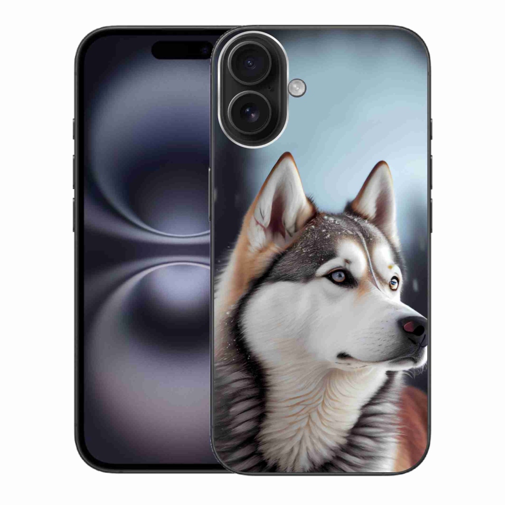 mmCase gél tok az iPhone 16 Plus-hoz – szibériai husky