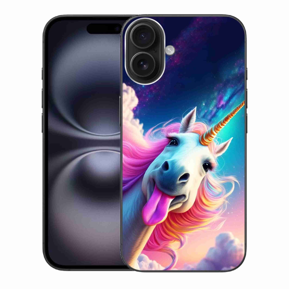 mmCase gél tok az iPhone 16 Plus-hoz – őrült egyszarvú