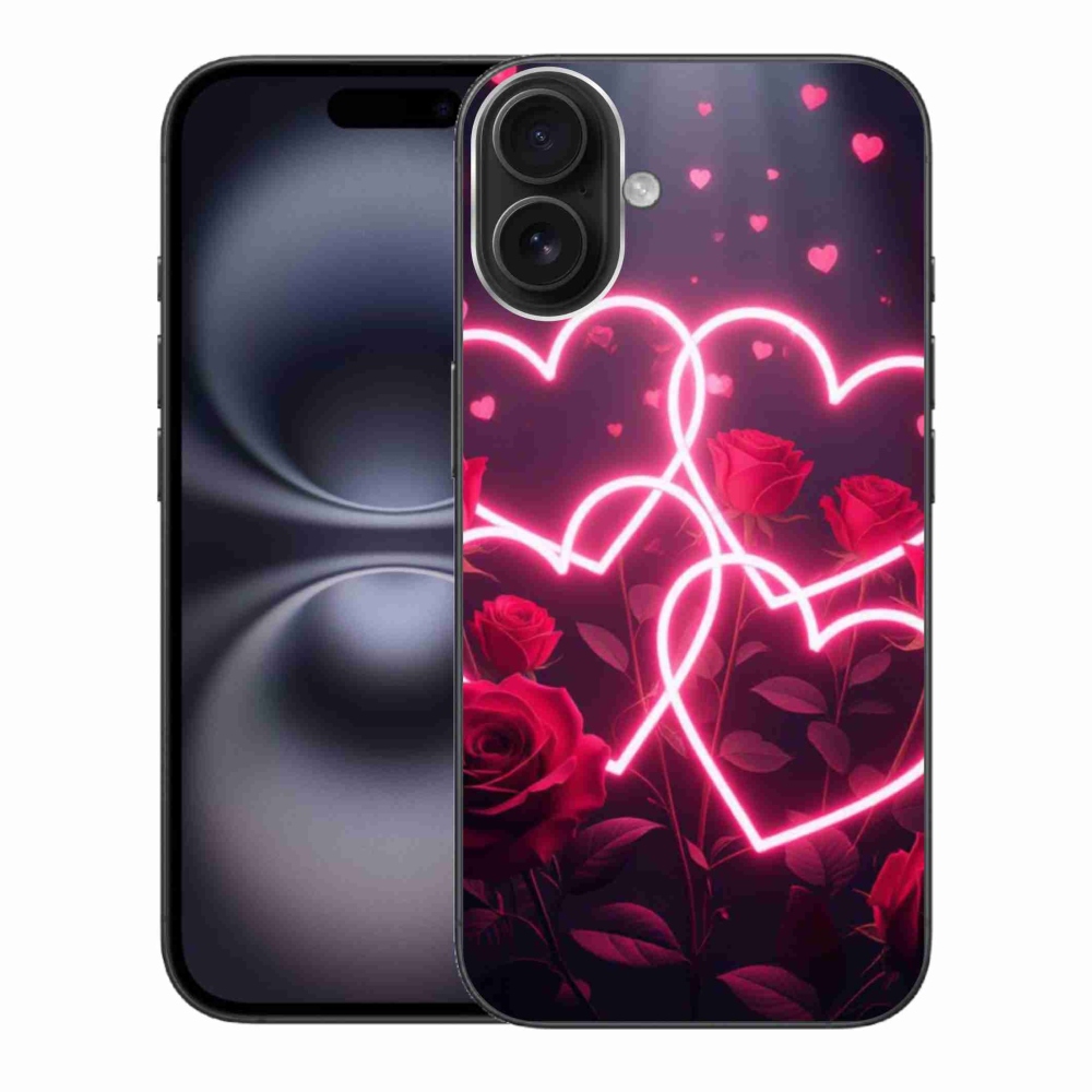 Gél borítás mmCase iPhone 16 Plus készülékhez - Szerelem szíve