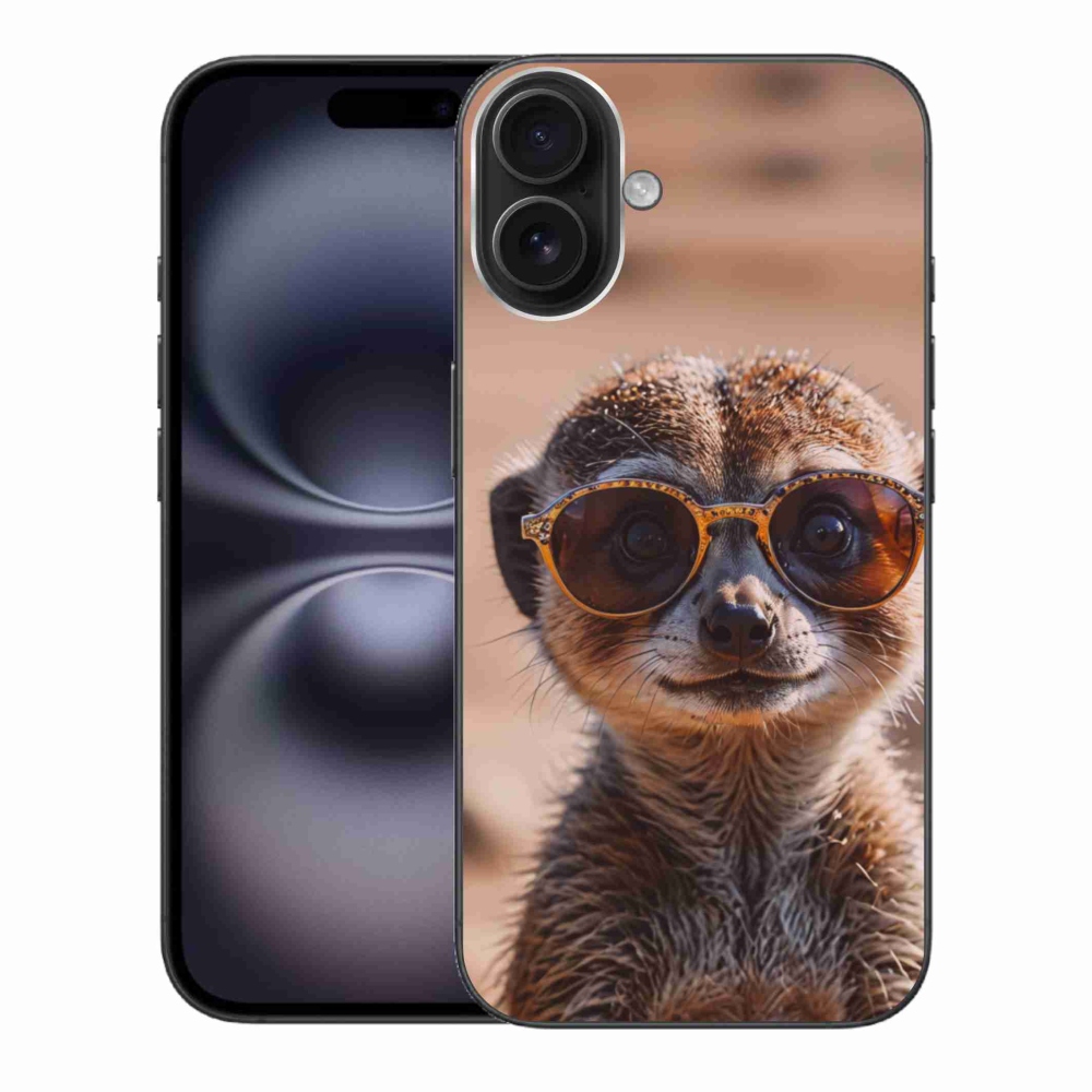 Gél borítás mmCase iPhone 16 Plus készülékhez - stílusos surikata