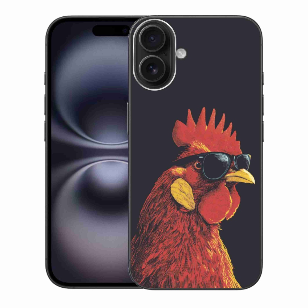 Gél borítás mmCase iPhone 16 Plus készülékhez - stílusos kakas