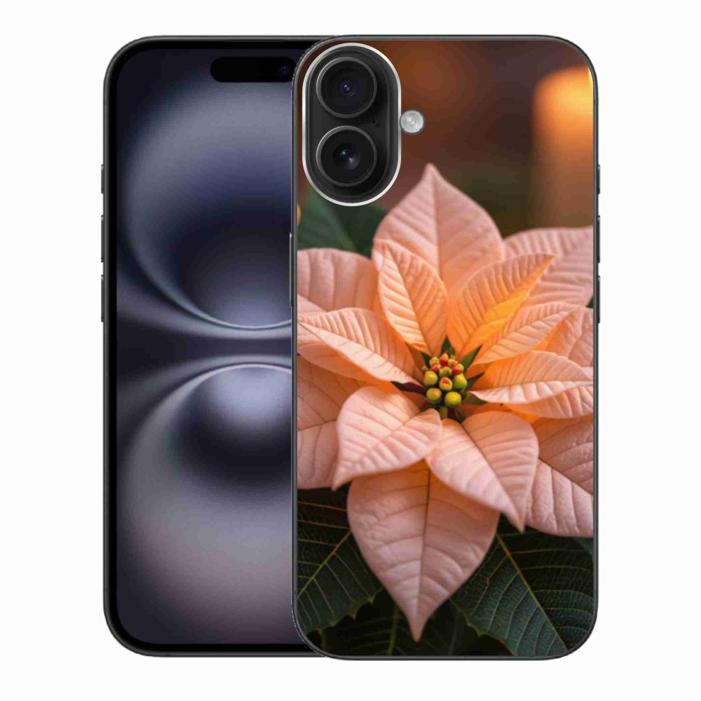 Gél borítás mmCase iPhone 16 Plus készülékhez - Karácsonyi csillag