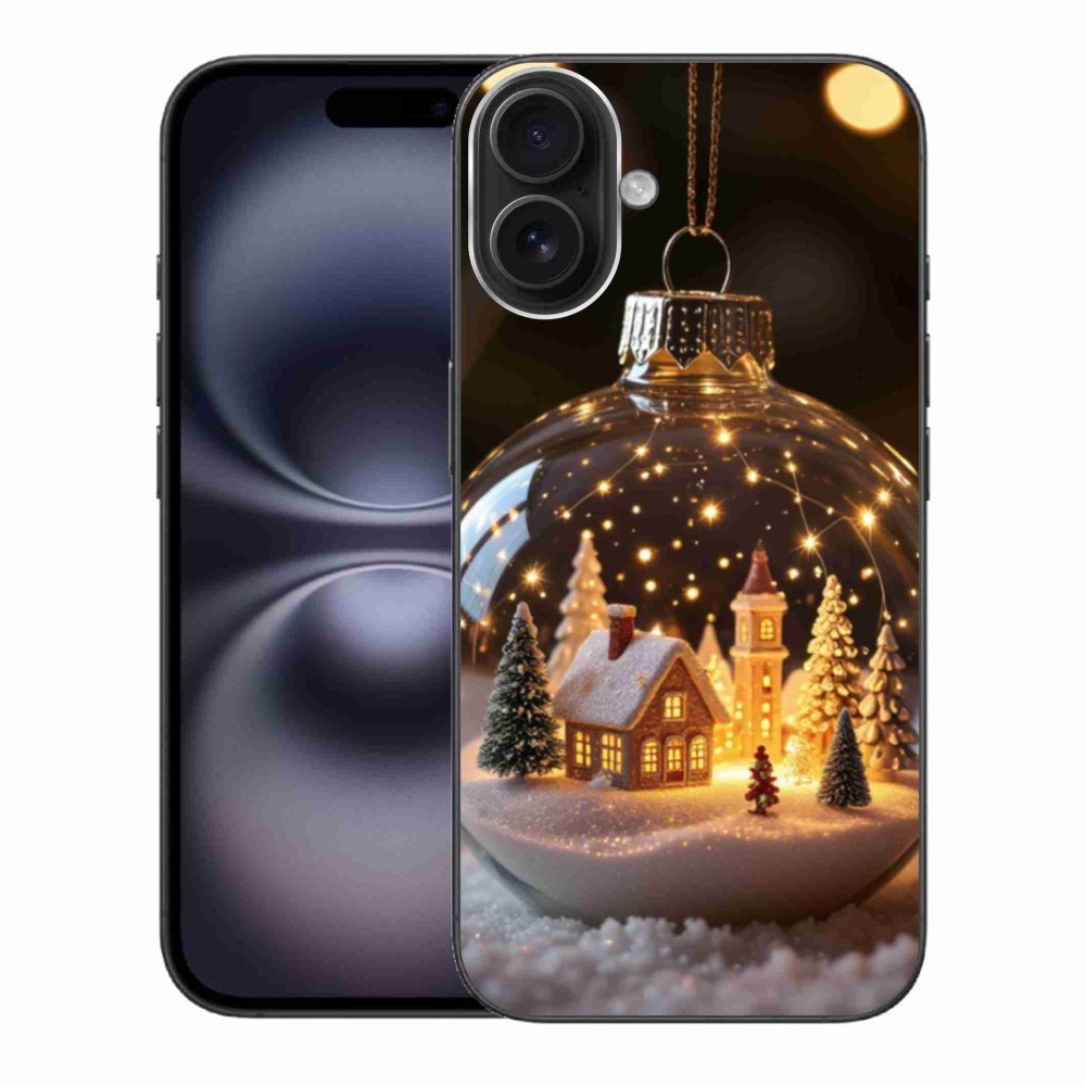 Gél borítás mmCase iPhone 16 Plus készülékhez - Karácsonyi gömb 3