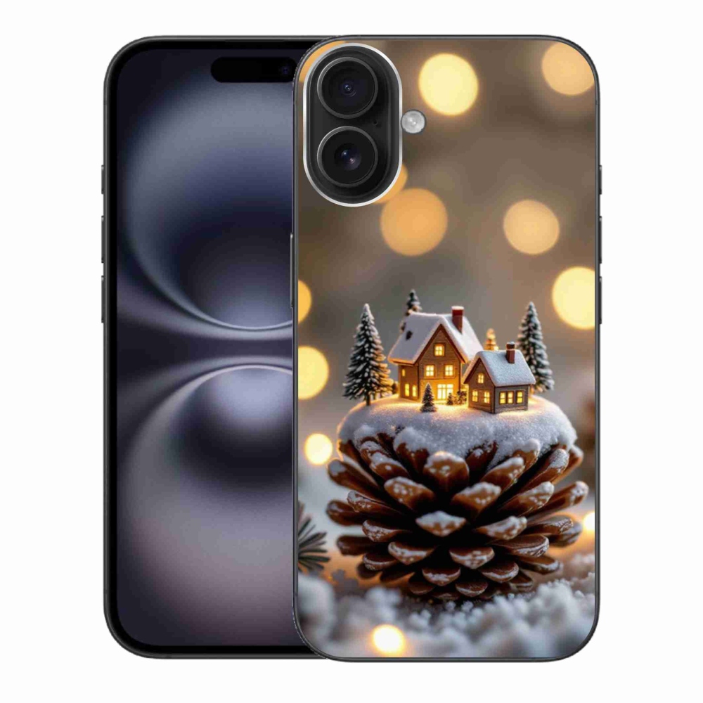 mmCase gél tok az iPhone 16 Plus-hoz – téli falu
