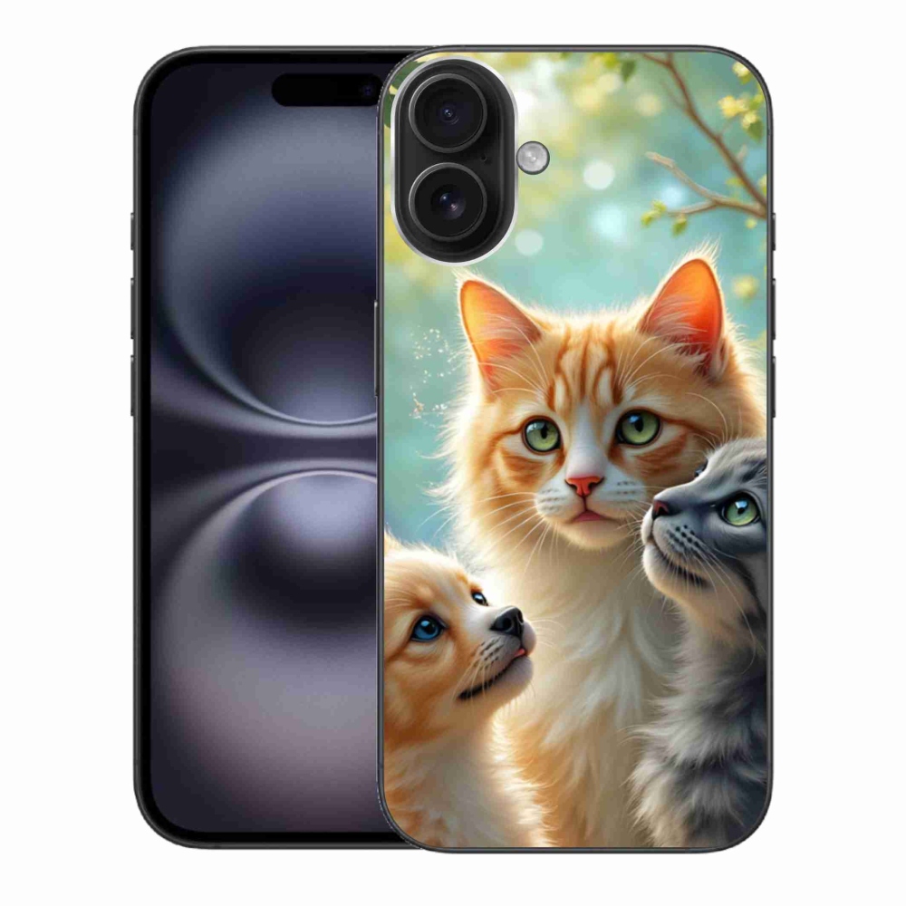 Gél borítás mmCase iPhone 16 Plus készülékhez - Állati barátság 2