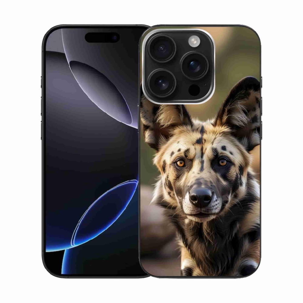 mmCase gél tok az iPhone 16 Pro-hoz – afrikai vadkutya