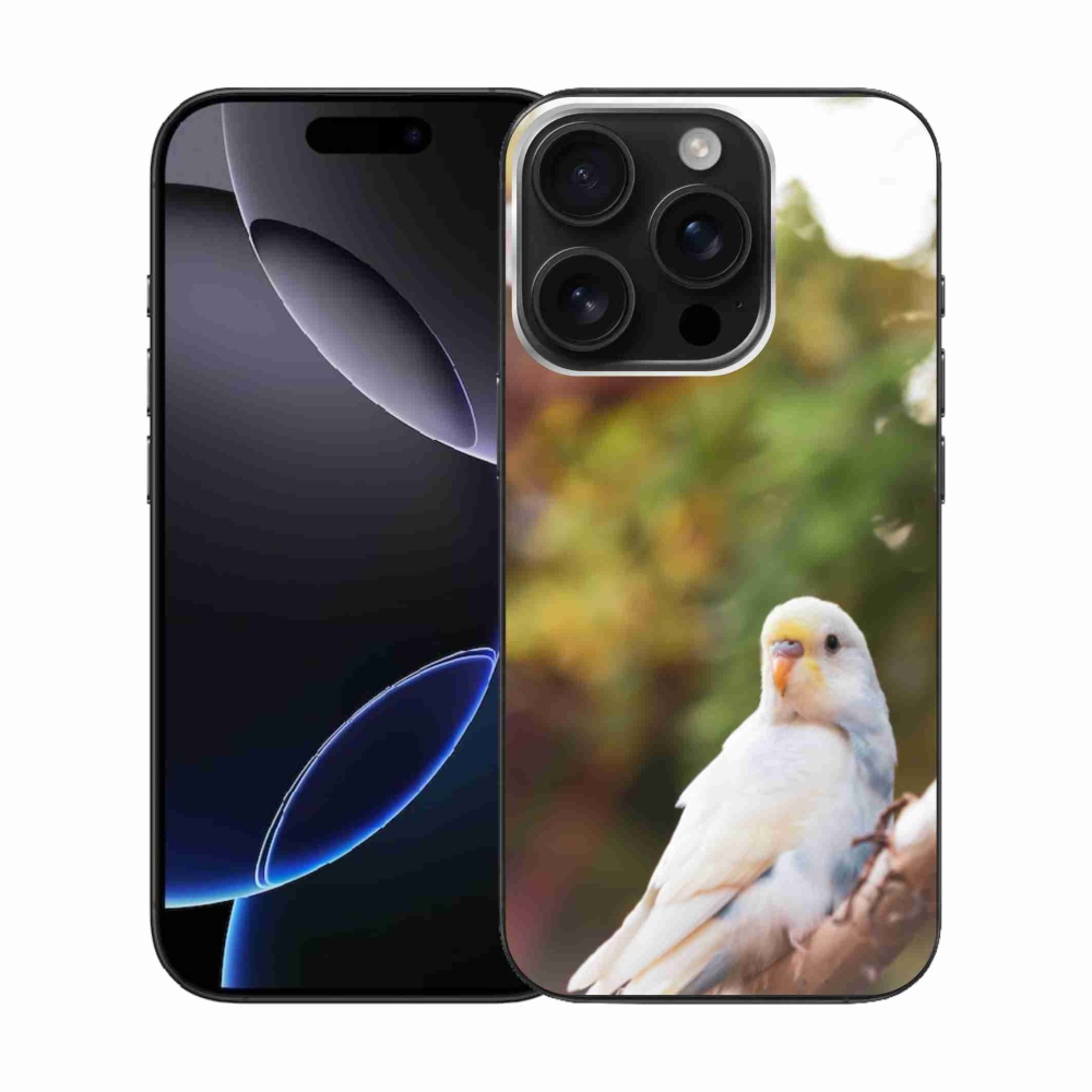 Zselés borítás mmCase iPhone 16 Pro készülékhez - andulka fehér