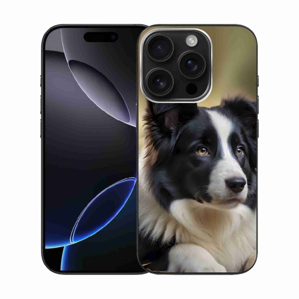 mmCase gél tok az iPhone 16 Pro-hoz – border collie 2