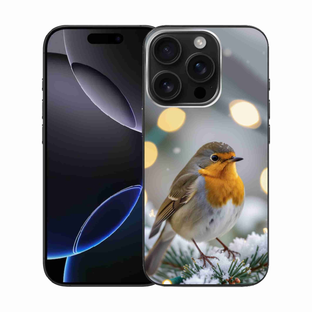 mmCase gél tok az iPhone 16 Pro-hoz – téli vörös