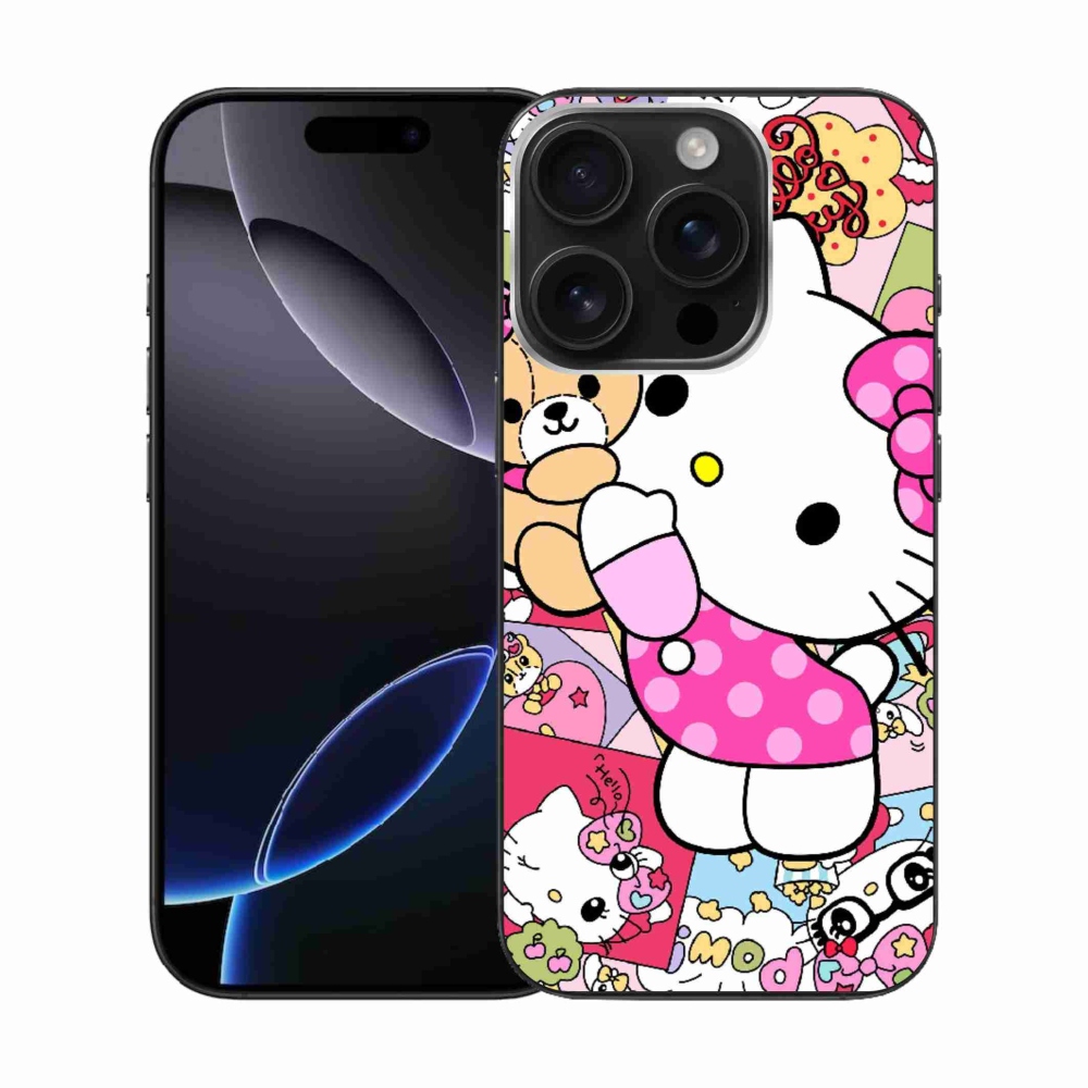 mmCase gél tok az iPhone 16 Pro-hoz – aranyos cica