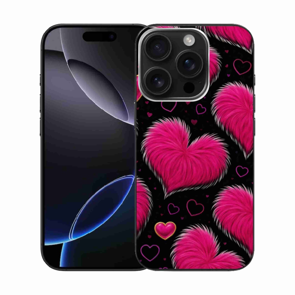 Gél borítás mmCase iPhone 16 Pro készülékhez - puha szív