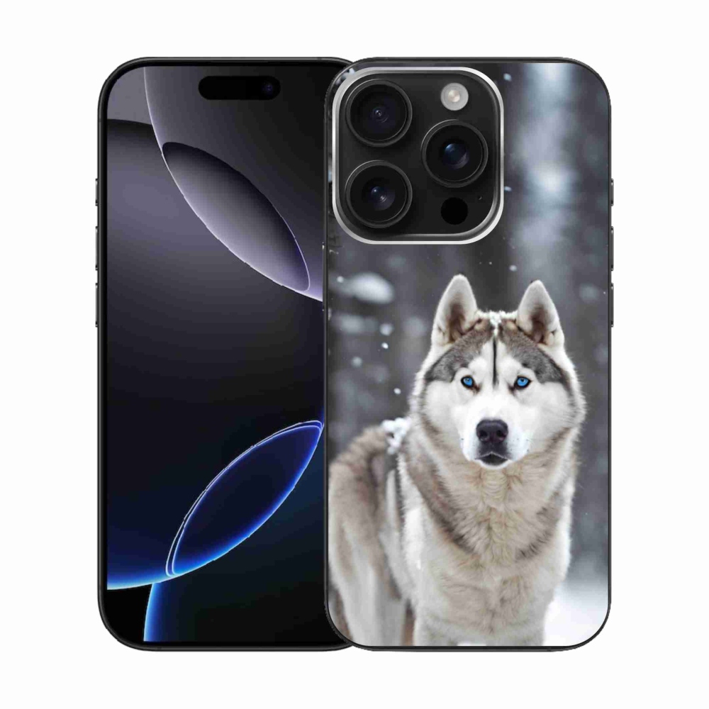 Zselés borítás mmCase iPhone 16 Pro készülékhez - husky 2