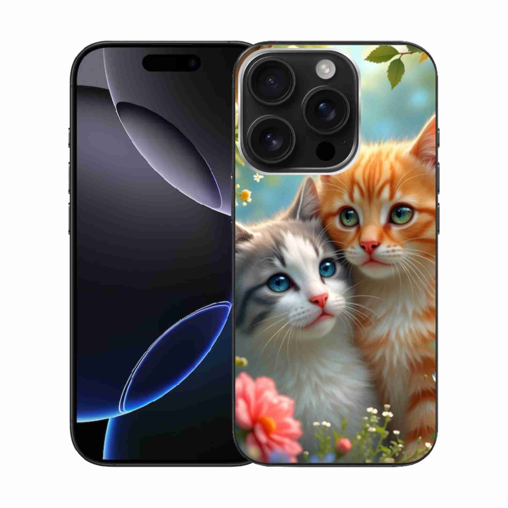 Zselés borítás mmCase iPhone 16 Pro készülékhez - cat love 2