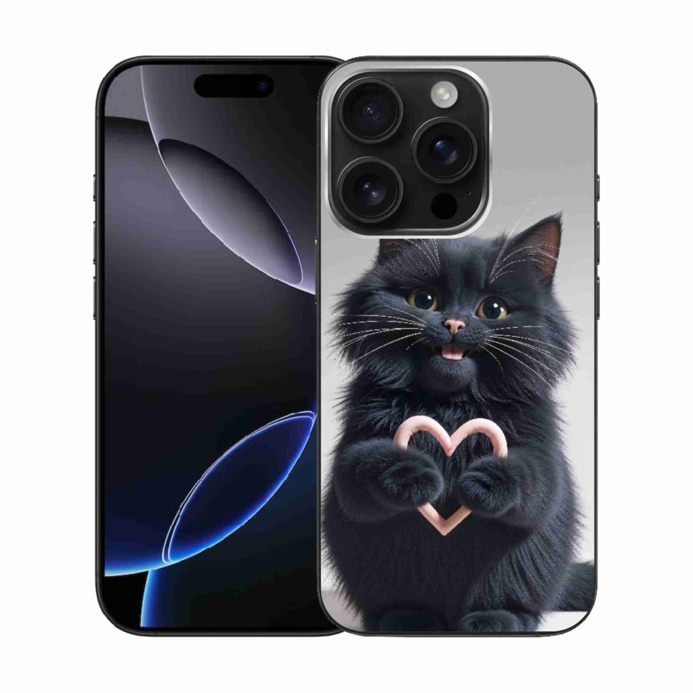 mmCase gél tok az iPhone 16 Pro-hoz – Macska szerelem 3