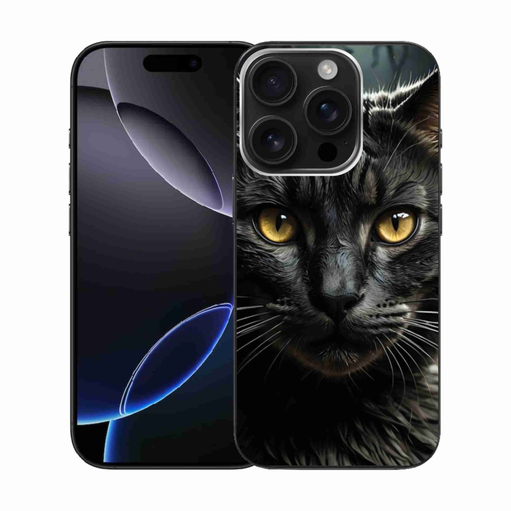 Zselés borítás mmCase iPhone 16 Pro készülékhez - cat view 3