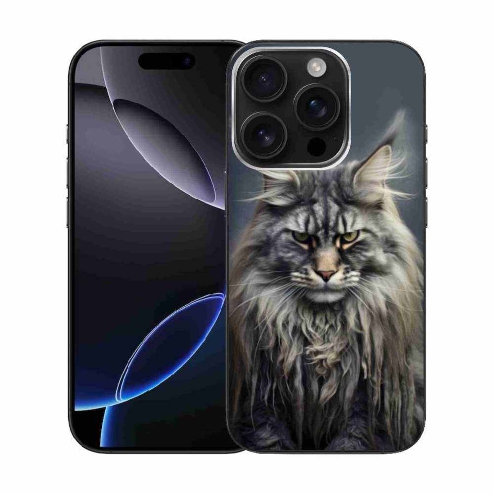Zselés borítás mmCase iPhone 16 Pro készülékhez - macskaszem nézet 4