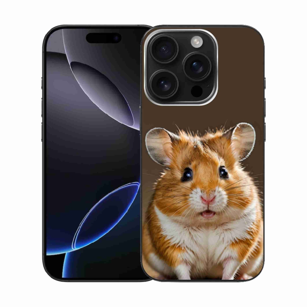 Zselés borítás mmCase iPhone 16 Pro készülékhez - hörcsög