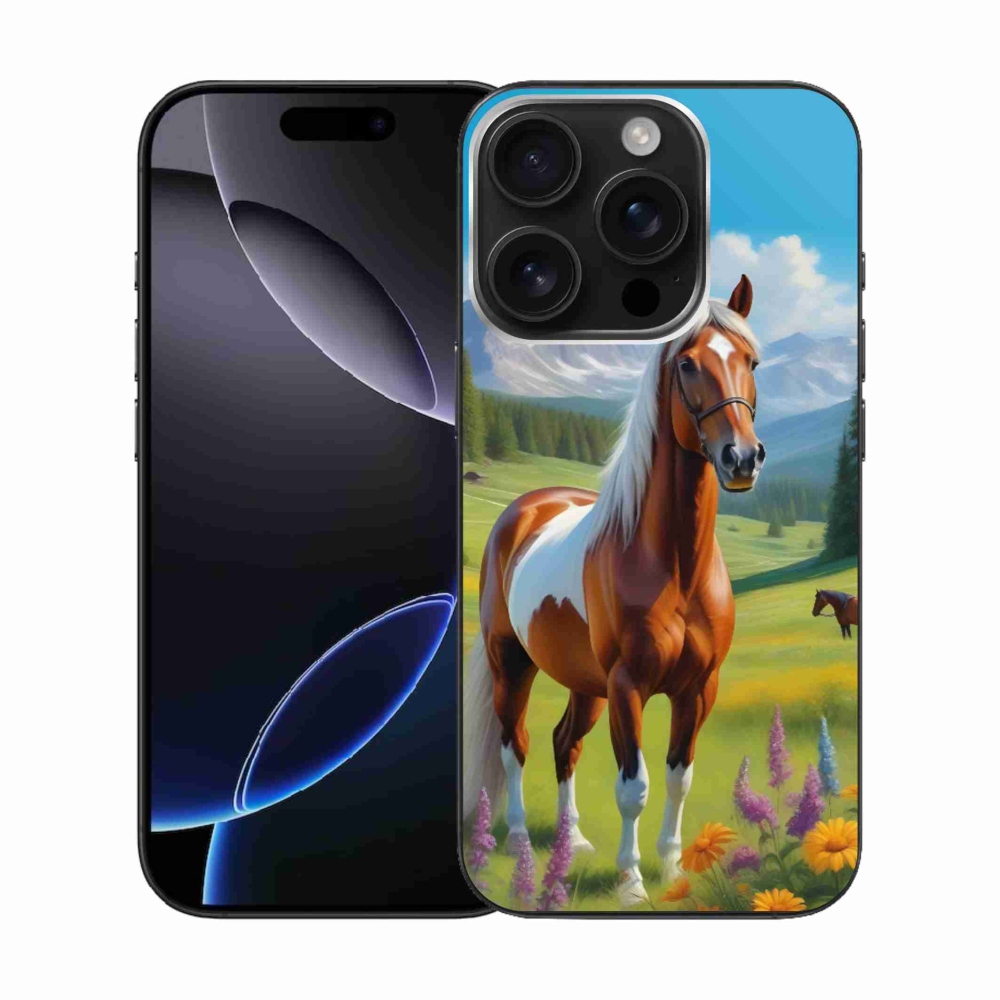 mmCase gél tok az iPhone 16 Pro-hoz – ló a réten