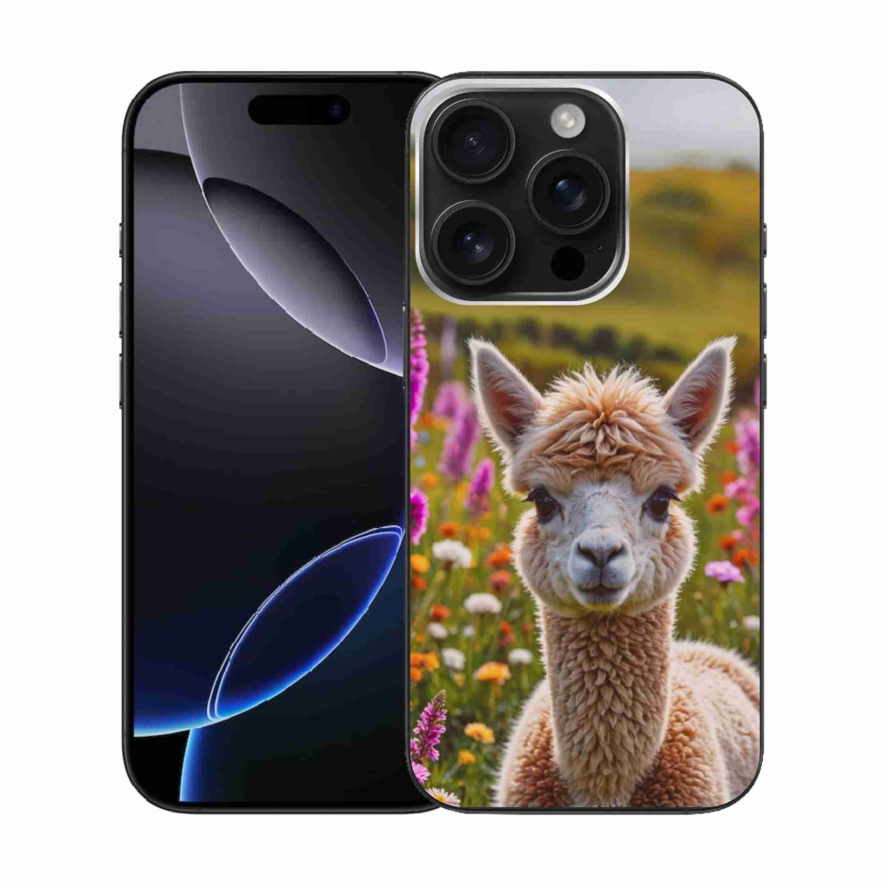 mmCase gél tok az iPhone 16 Pro-hoz – láma a réten