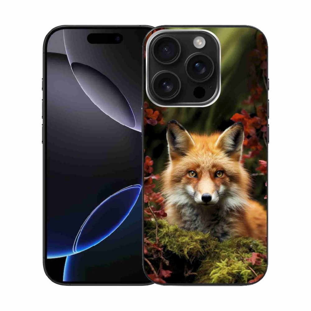 mmCase gél tok az iPhone 16 Pro-hoz – róka az erdőben