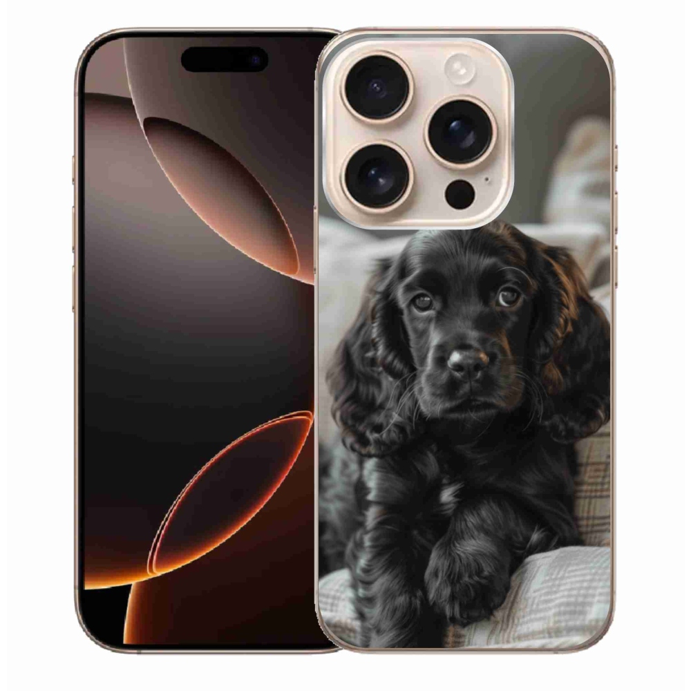 Gél borítás mmCase iPhone 16 Pro Max készülékhez - Angol Cocker Spániel