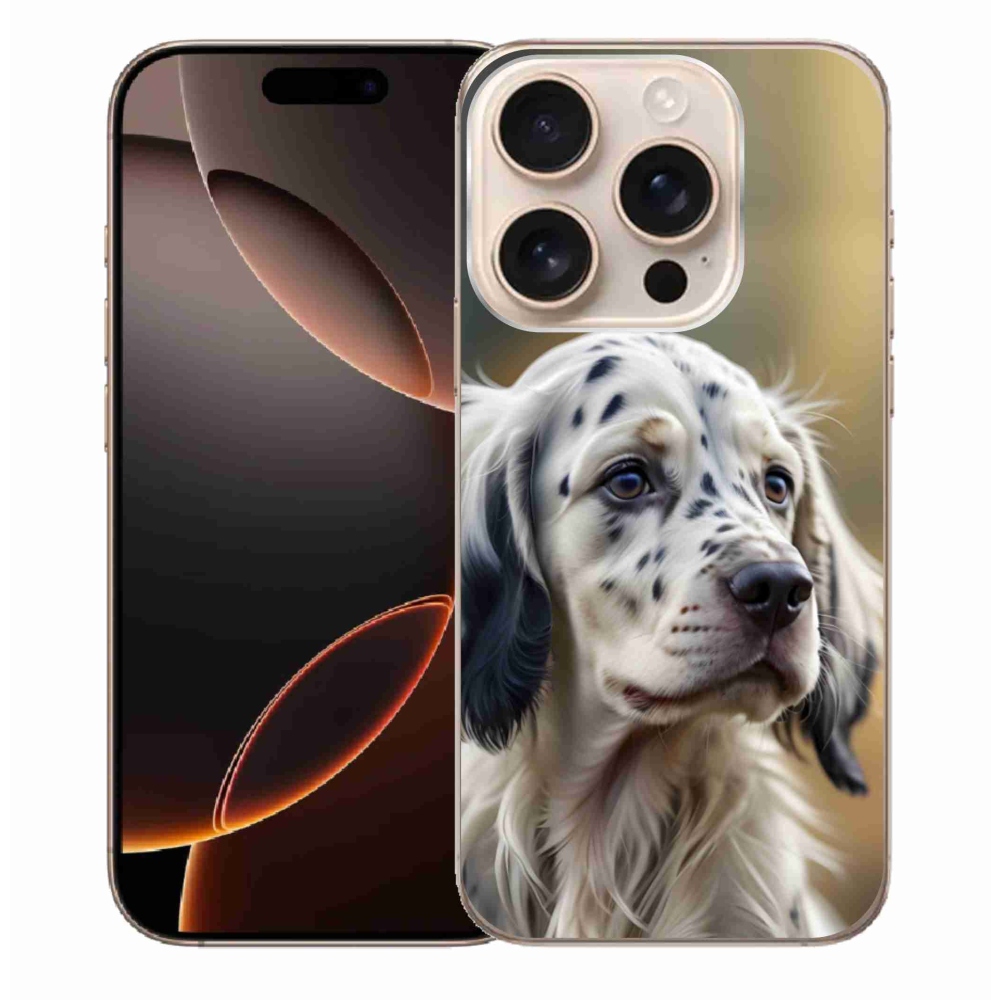 Gél borítás mmCase iPhone 16 Pro Max készülékhez - English Setter