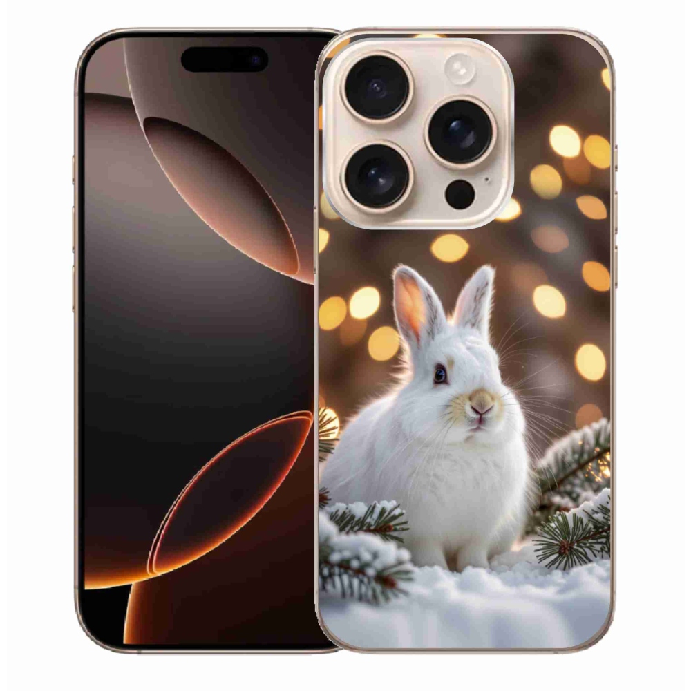 mmCase gél tok az iPhone 16 Pro Max-hoz – fehér nyúl