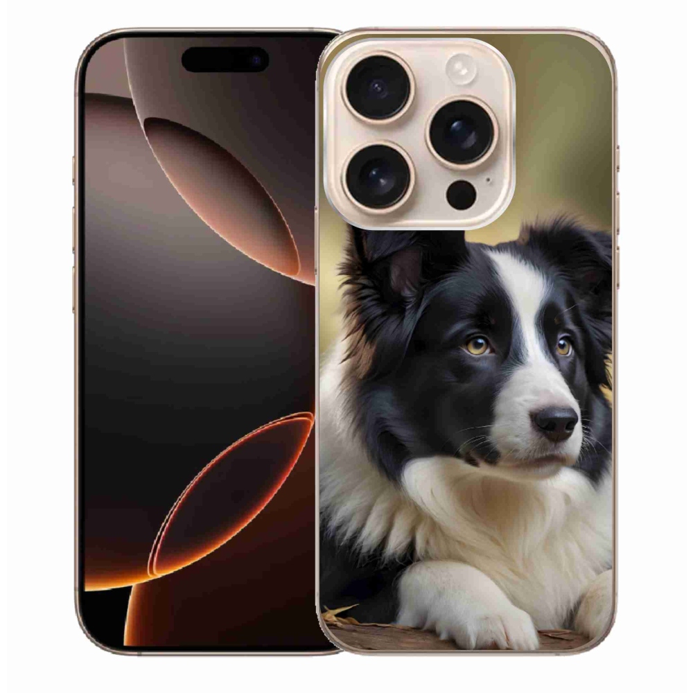 mmCase gél tok az iPhone 16 Pro Max-hoz – border collie 2