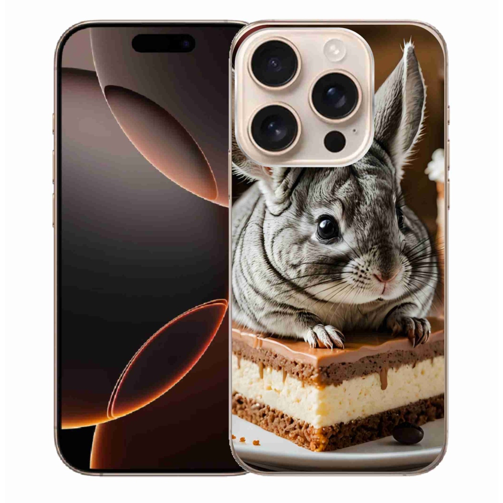 Zselés borítás mmCase iPhone 16 Pro Max készülékhez - csincsilla