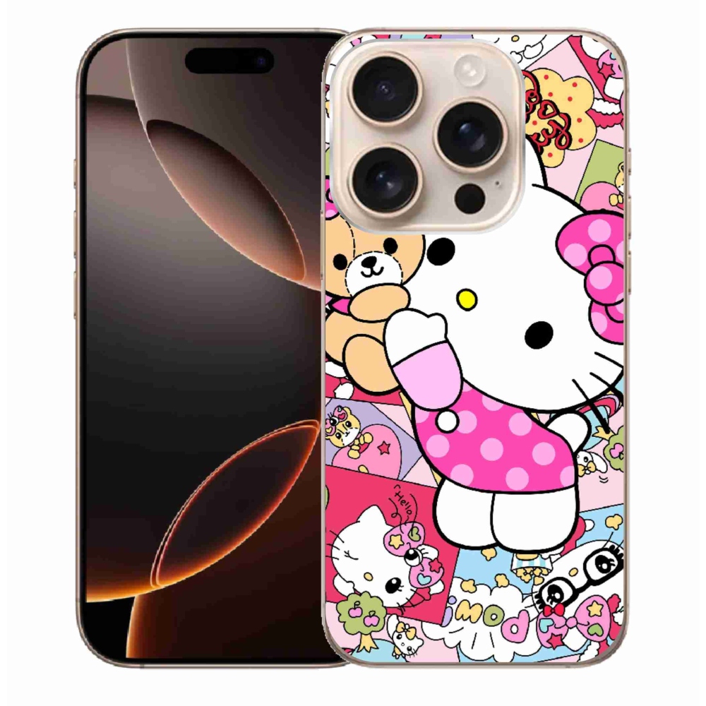 mmCase gél tok az iPhone 16 Pro Max-hoz – aranyos cica