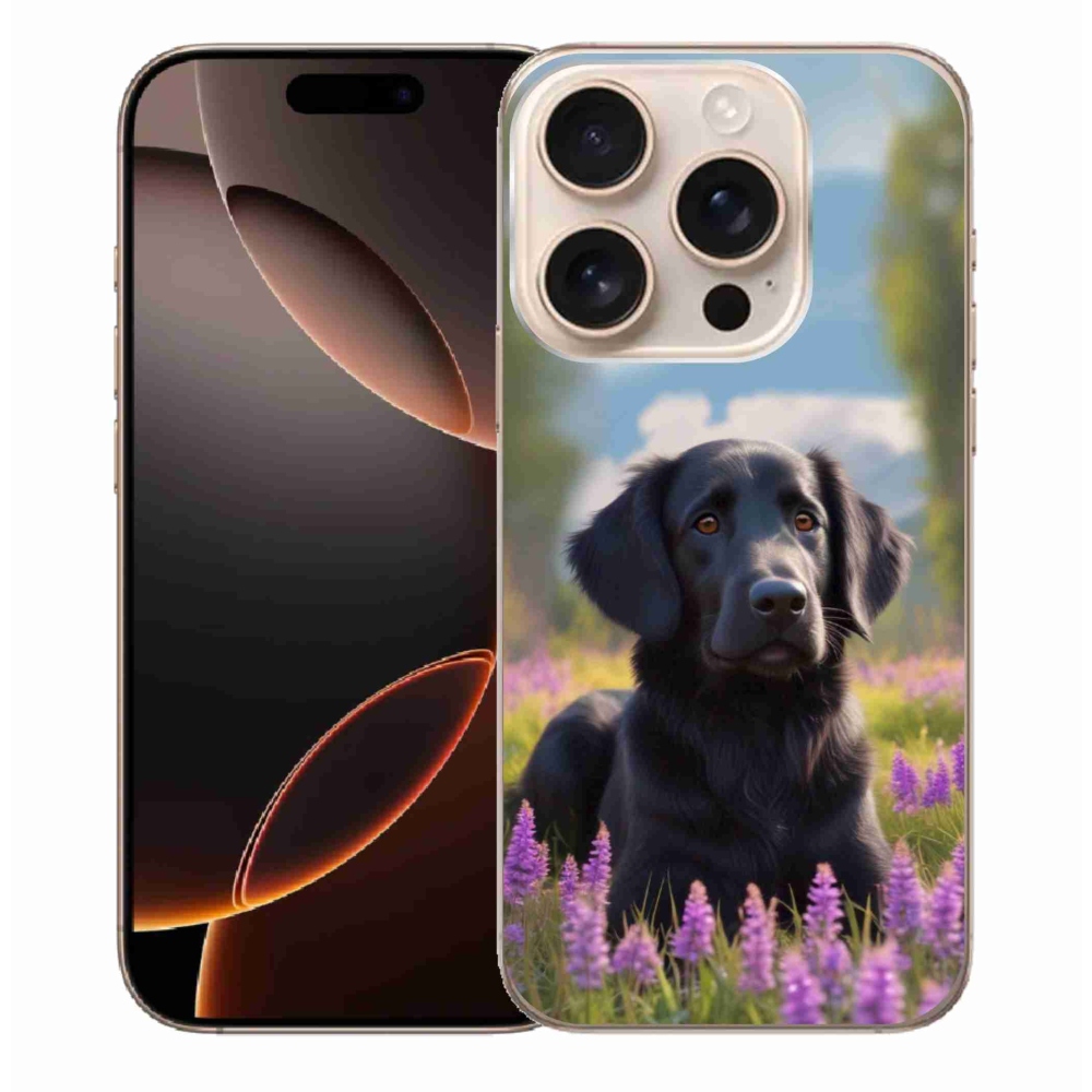 mmCase gél tok az iPhone 16 Pro Max-hoz – elegáns fekete retriever