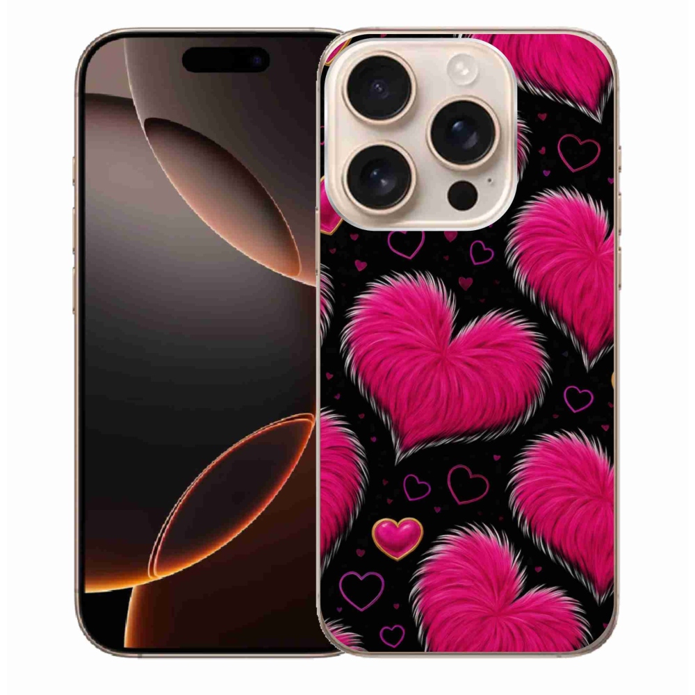 Gél borítás mmCase iPhone 16 Pro Max készülékhez - puha szív