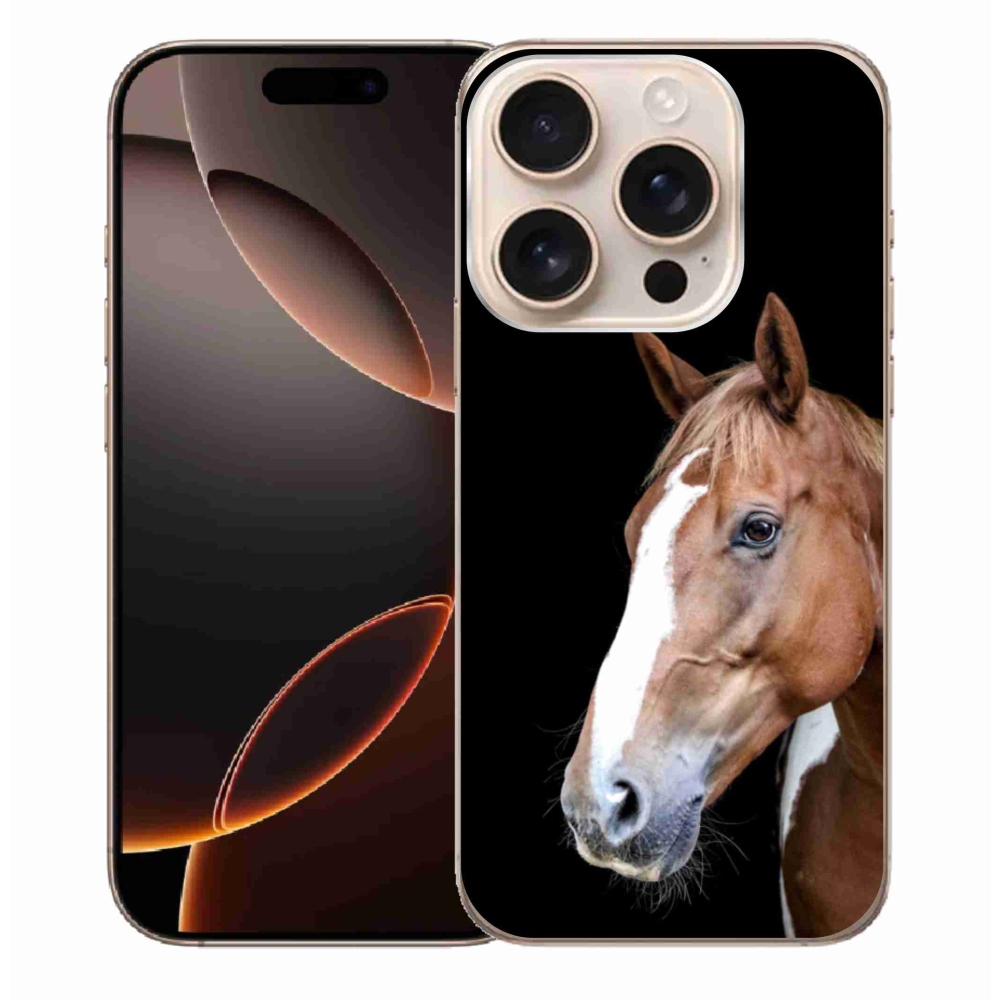 Zselés borítás mmCase iPhone 16 Pro Max készülékhez - barna ló 3