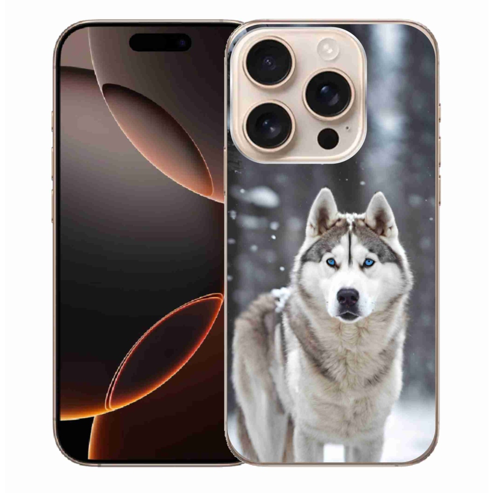 Zselés borítás mmCase iPhone 16 Pro Max készülékhez - husky 2