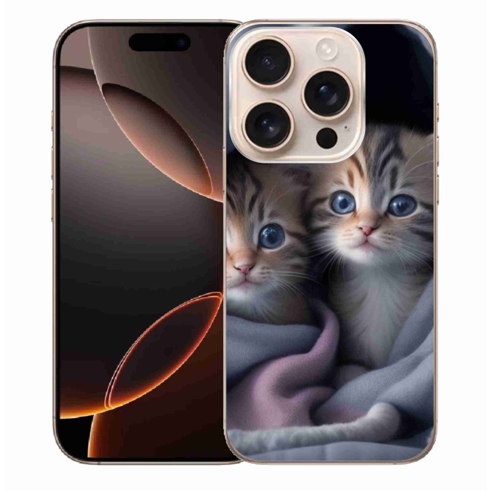 Zselés borítás mmCase iPhone 16 Pro Max készülékhez - cat duo 2